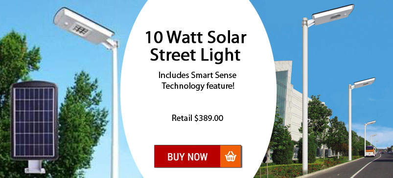 Solar Street Light with Security Feature
