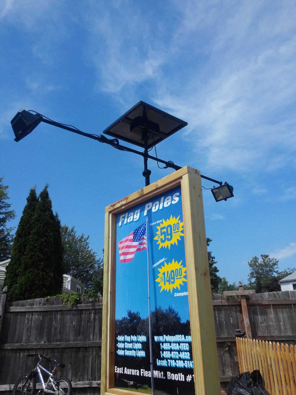 Commercial Solar Billboard Light 2